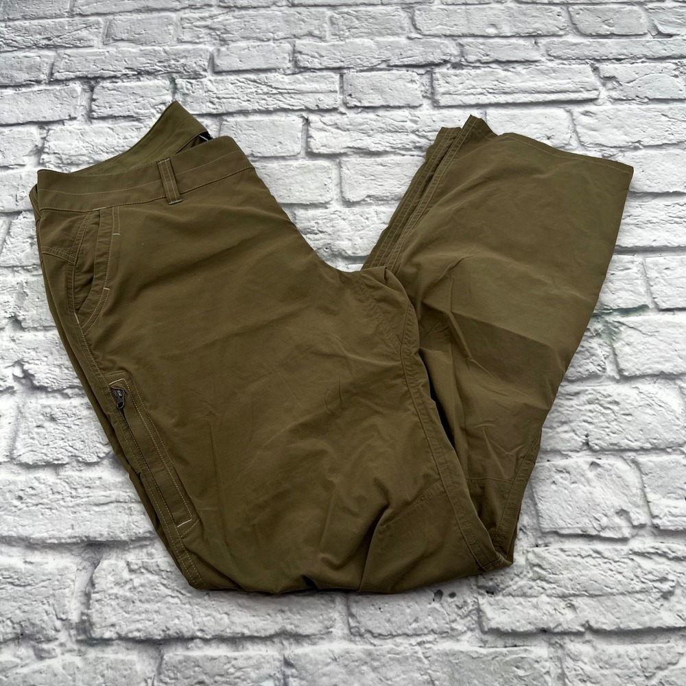 Marmot Womens Tan Roll Up Convertible Hiking Pants Size 10 Outdoor Cargo